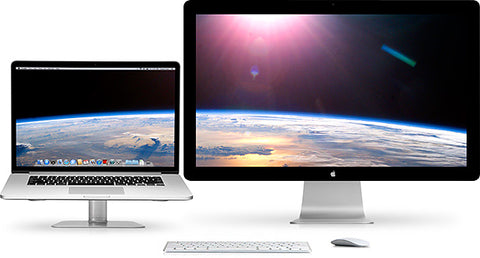 Twelve South HiRise for MacBook dual screen set up