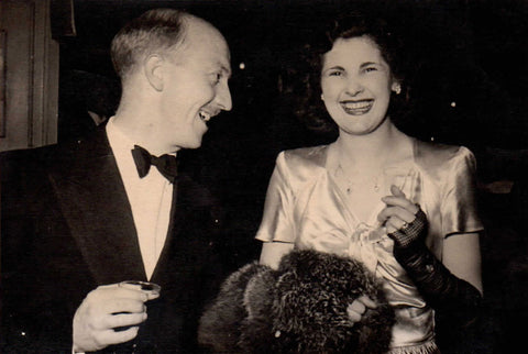Doreen with her husband, Geoffrey Heaton, circa 1950. © Westmorland Sheepskins