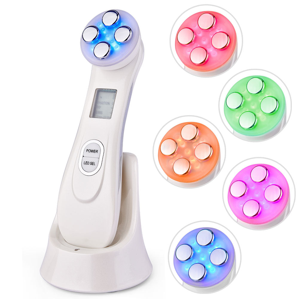Electroporation Mesotherapy LED Photon Light Therapy RF EMS Skin Rejuvenation Face Lifting Tighten Massage Beauty Machine