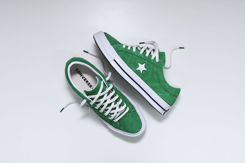 one star green converse