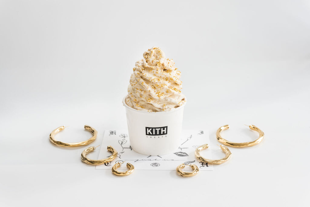 Kith Treats x Pamela Love 24 Karat Gold Ice Cream Swirl