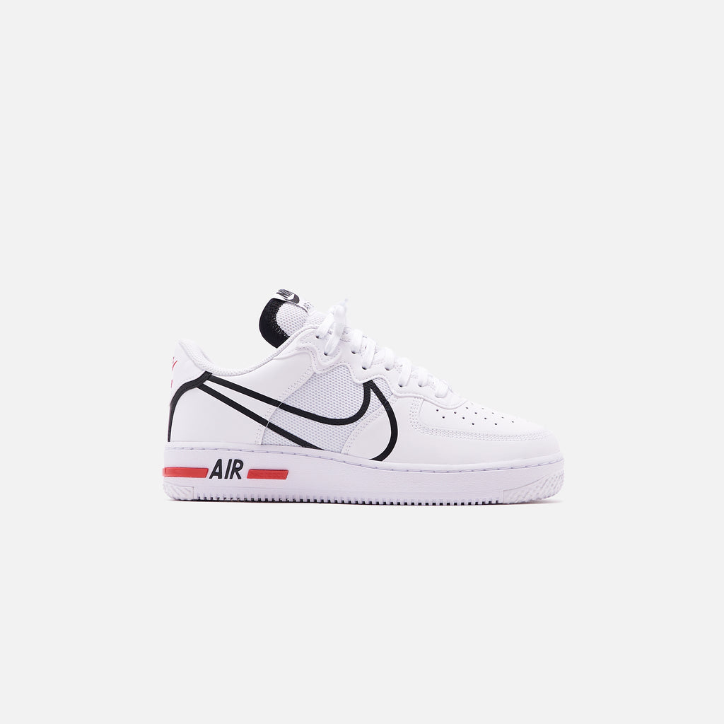 air force ones white with black