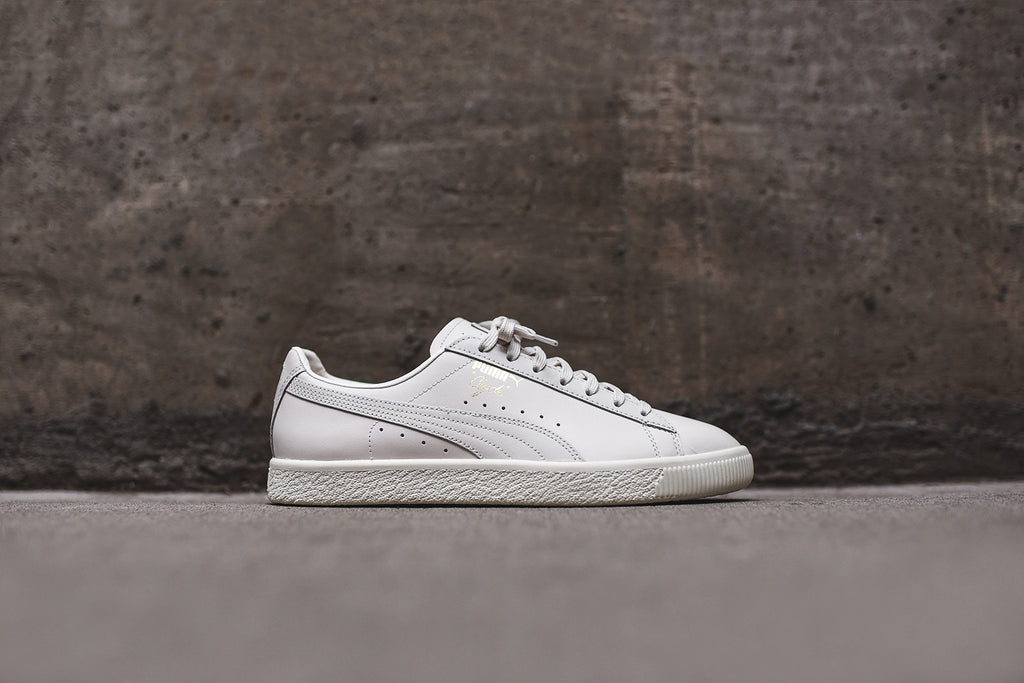 puma clyde natural star white