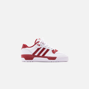 adidas Rivalry Low - White / Active Maroon 2