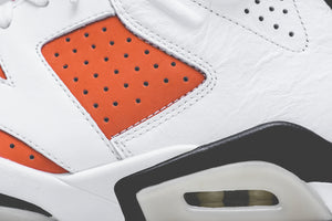 Nike Air Jordan 6 - White / Orange / Black 4