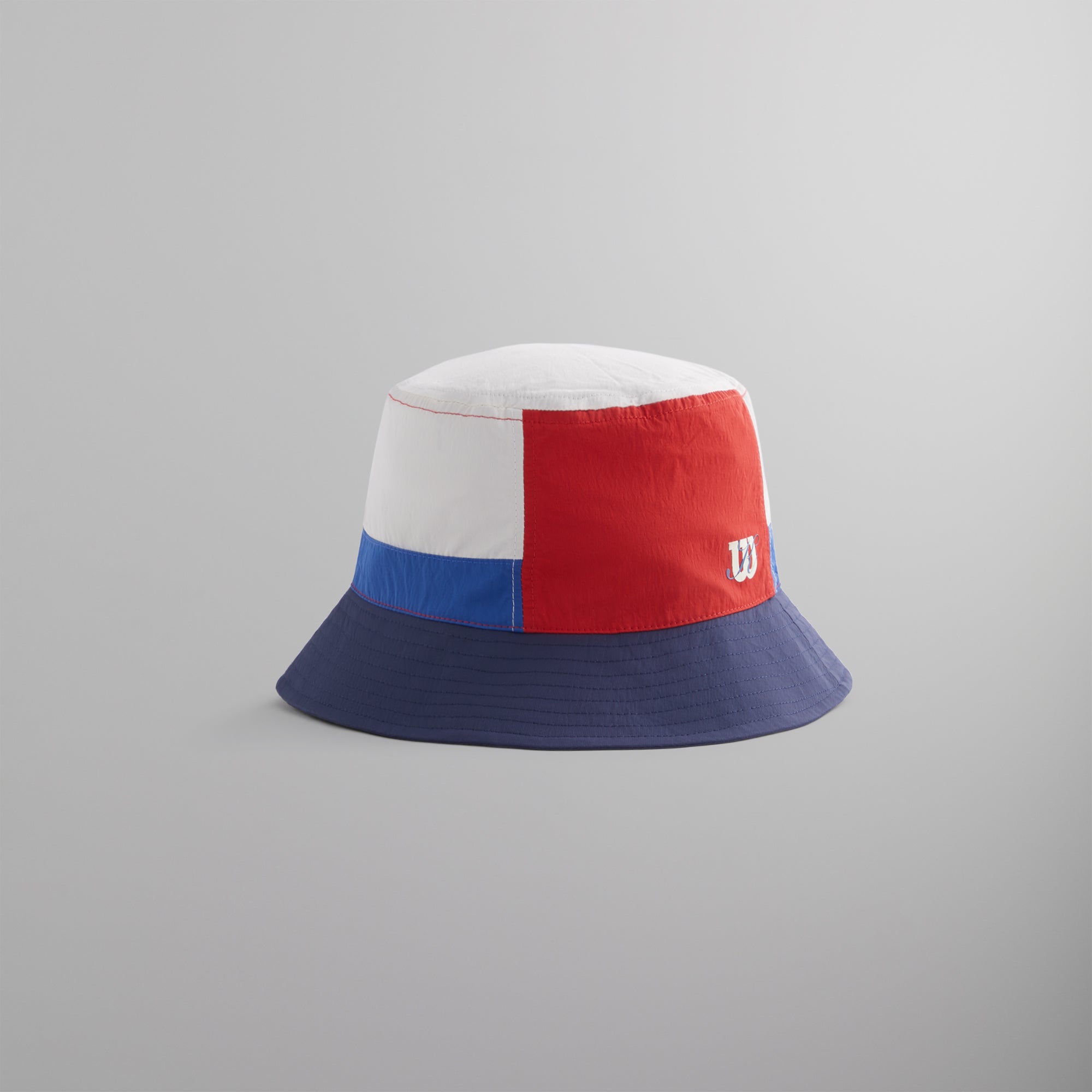 Kith for Wilson Emblem Logo Colorblocked Bucket Hat - Rival
