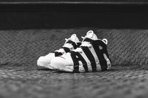 Nike Air More Uptempo - White / Black / Varsity Red 2