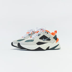 Nike M2K Tekno - Light Bone / Metallic Silver / Turf Orange 2