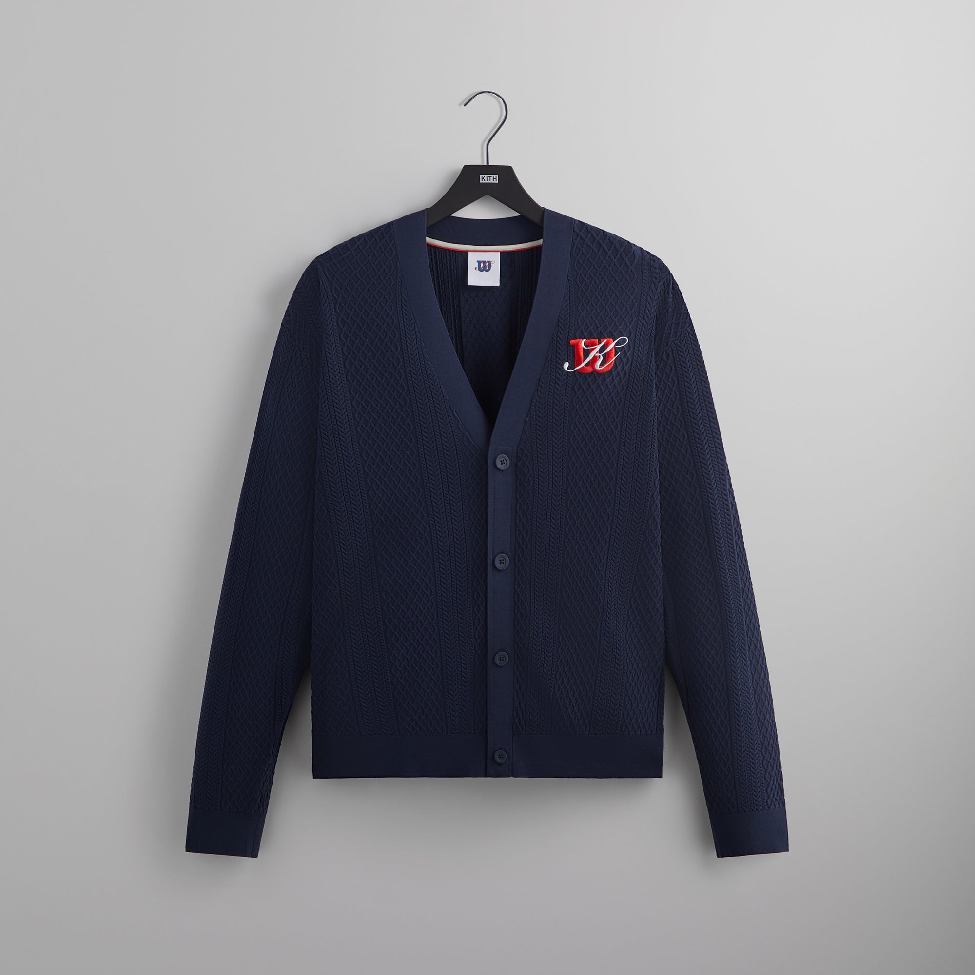 Kith for Wilson Sweater Cardigan - Navy Blazer