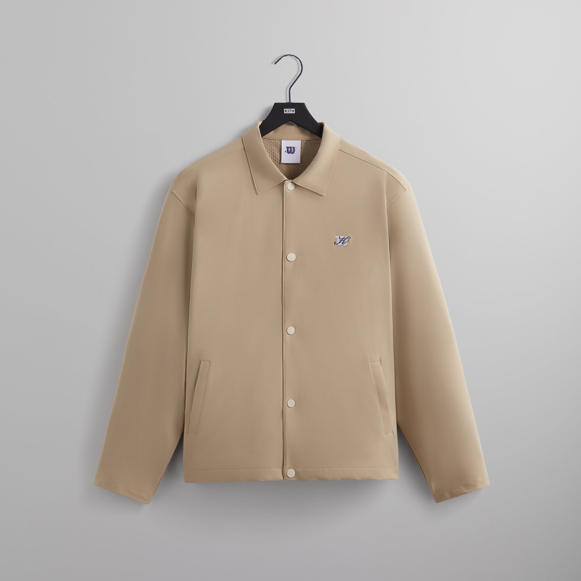 Kith for Wilson Midway Coaches Jacket - Seedpearl
