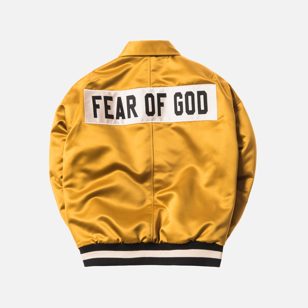 fear of god satin coaches jacket