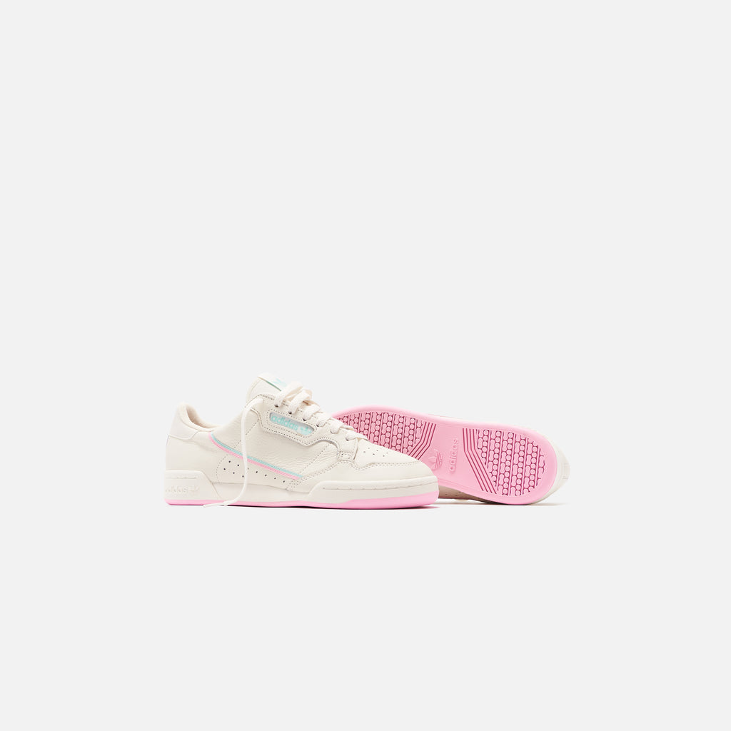 adidas Originals Continental 80 - White / True Pink / Clear Mint – Kith