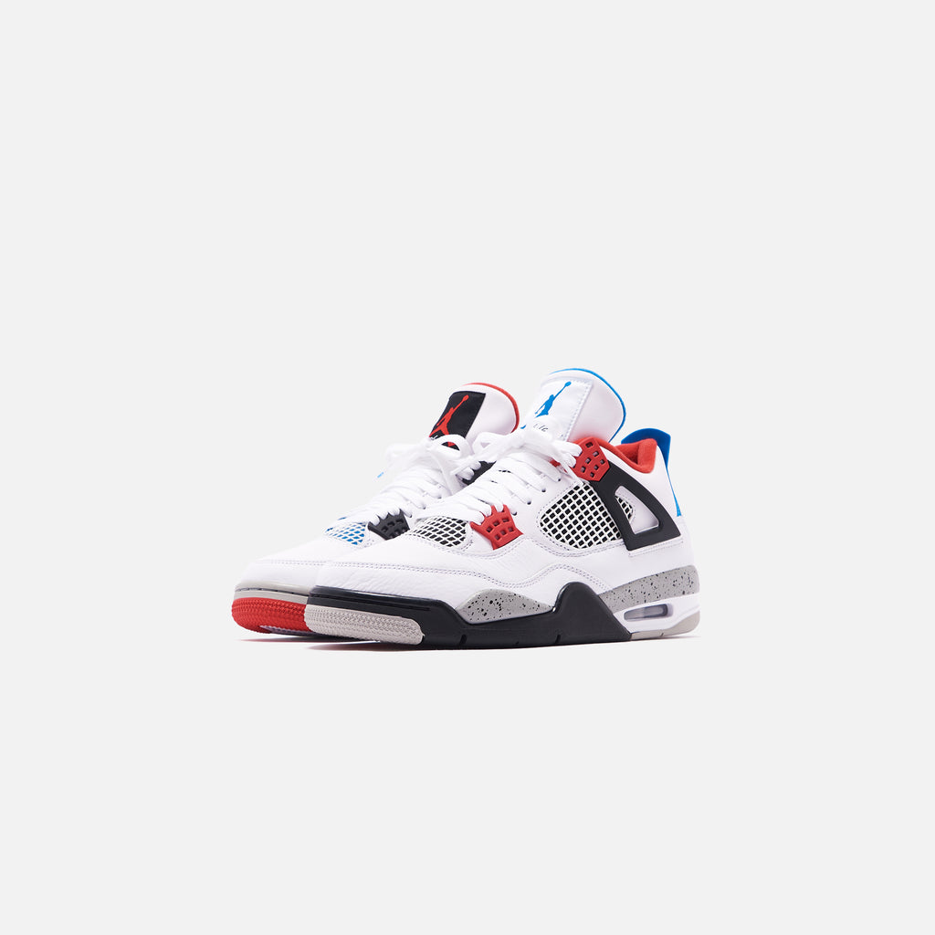 jordan retro 4 military blue fire red