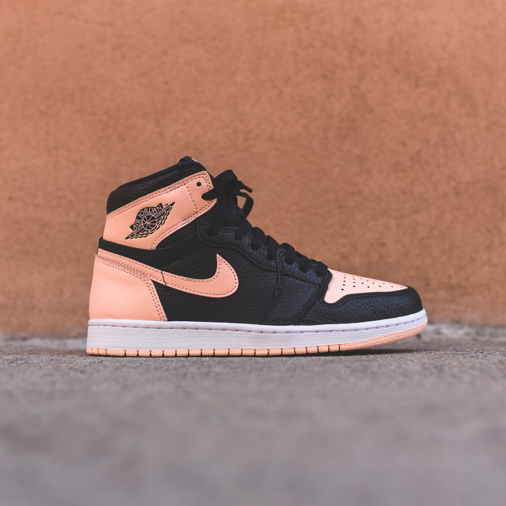 jordan 1 retro high black crimson tint women's