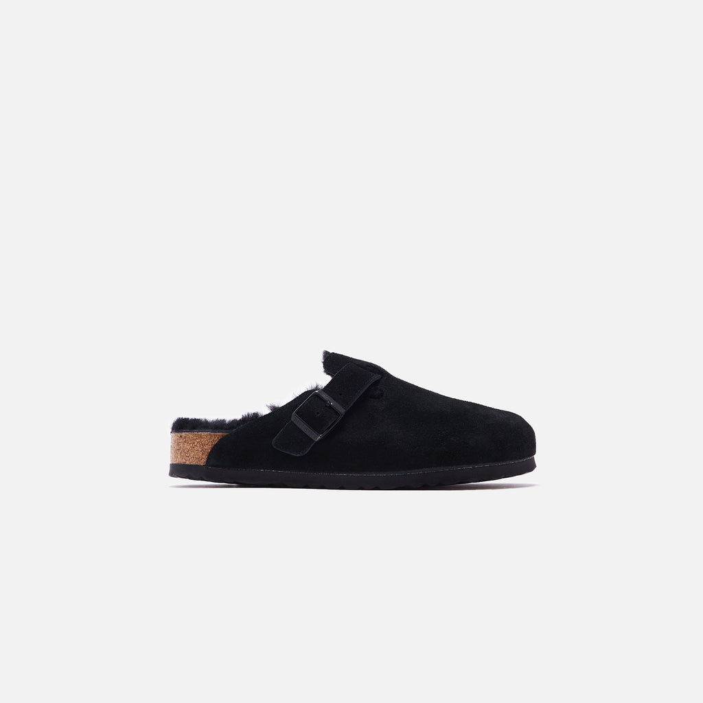 Birkenstock Boston Shearling - Black – Kith