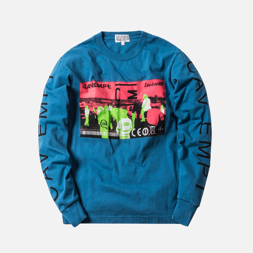 Cav Empt CE!X L/S Tee - Blue