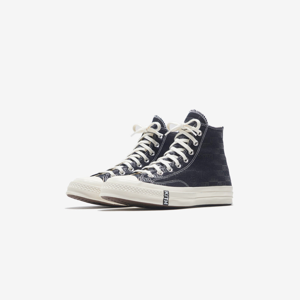 kith black converse