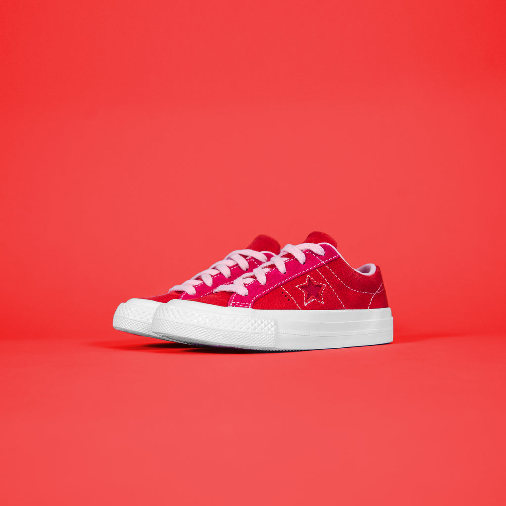 converse one star ox enamel red