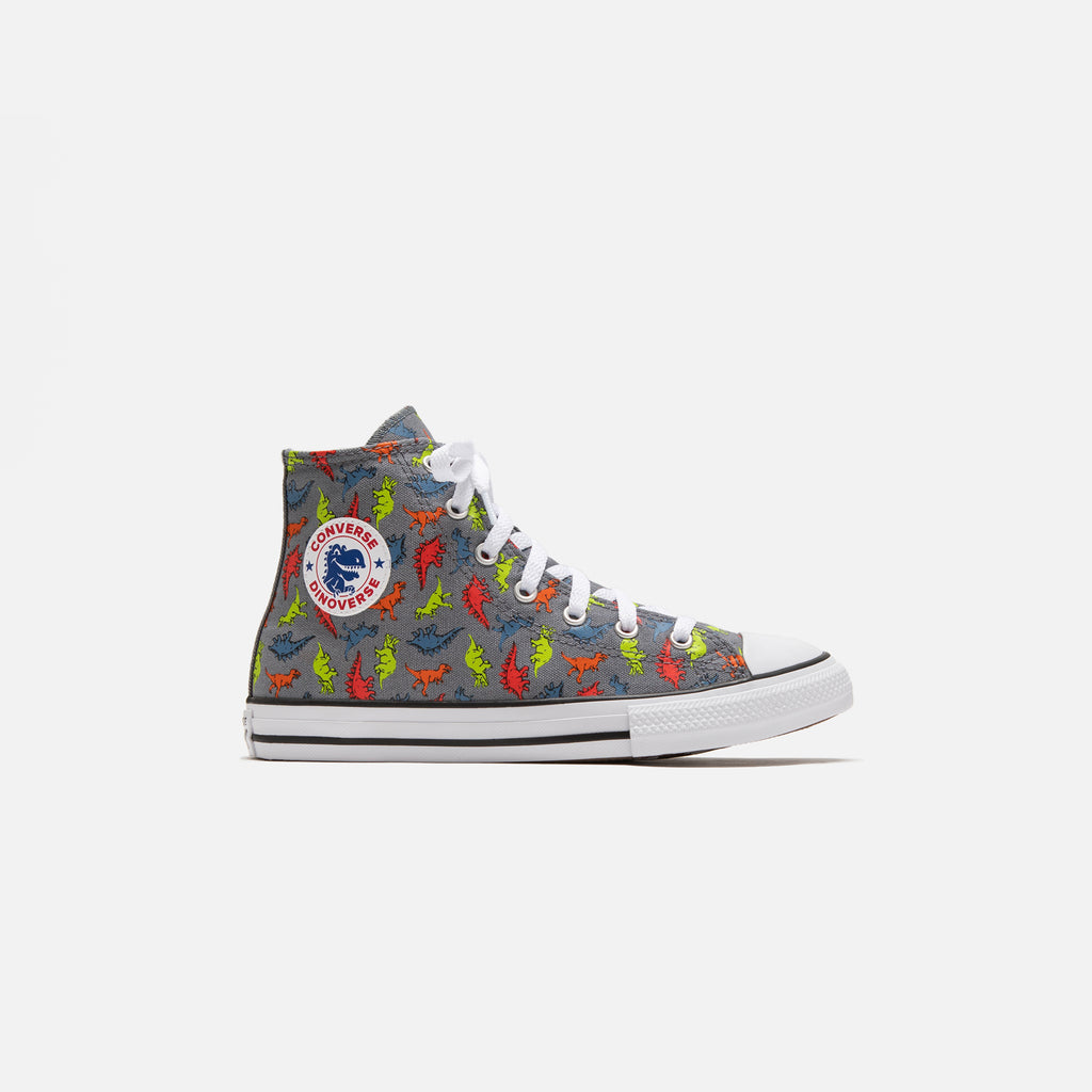 Converse Grade School Dinoverse Chuck Taylor All Star High - Cool Grey –  Kith