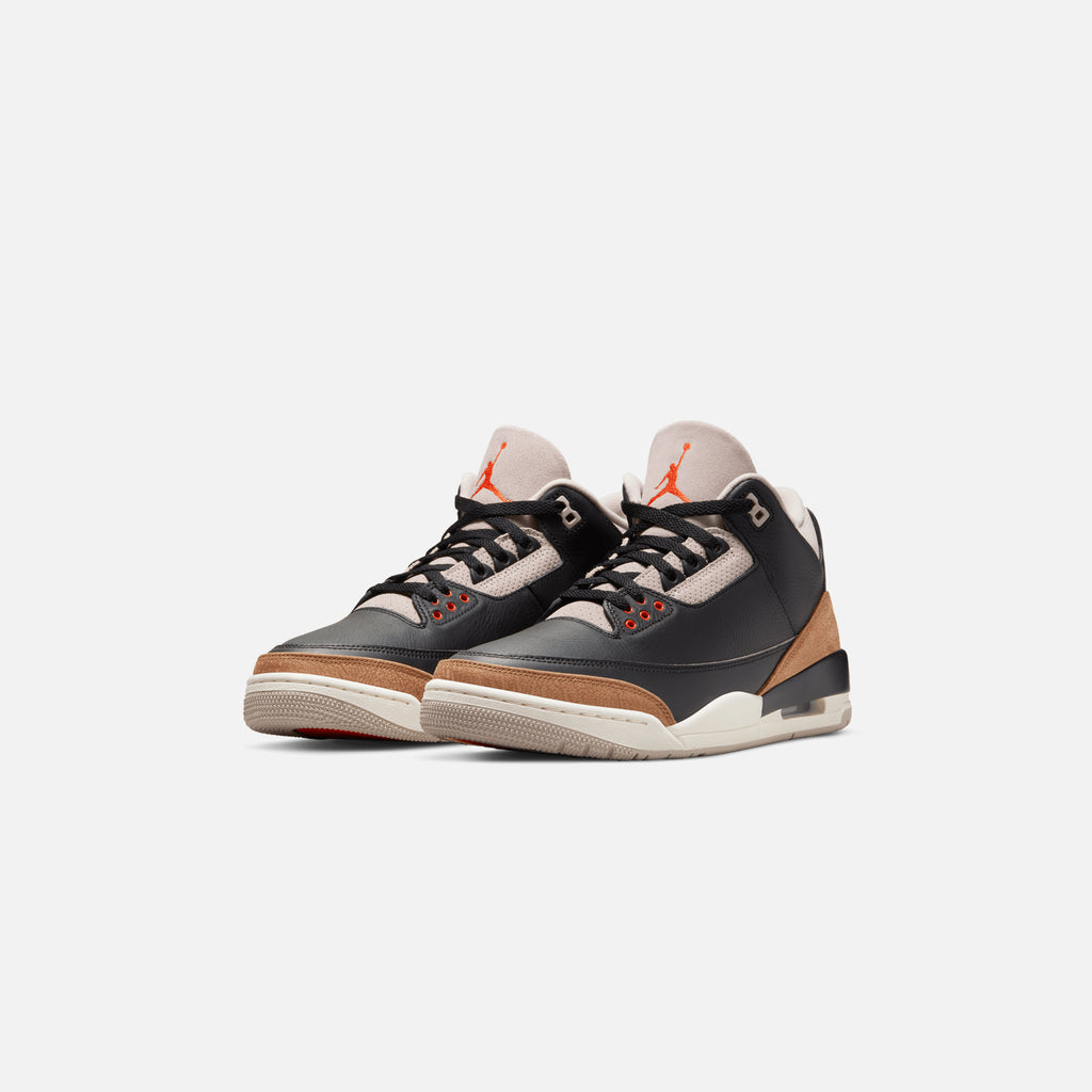 jordan 3 black and orange