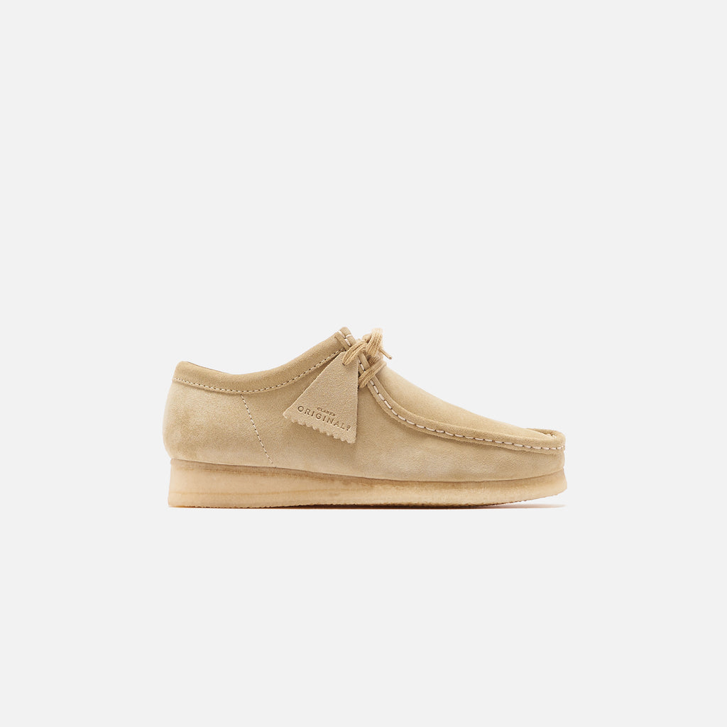 men's clarks wallabee sand suede