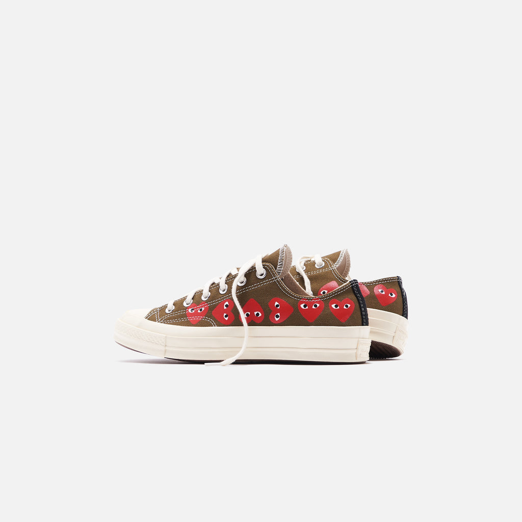 Converse x Comme CDG Play Taylor Low - Multi Heart –
