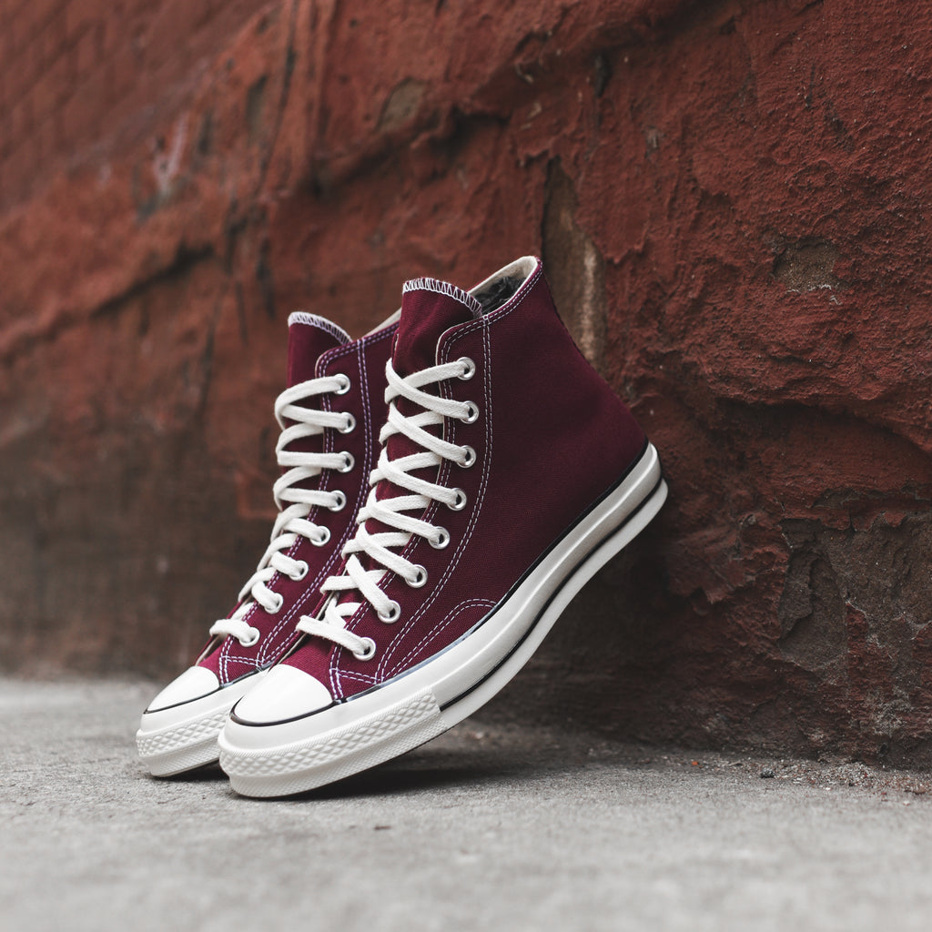 burgundy chucks