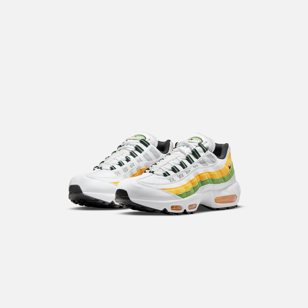 Nike Air Max 95 Essential - White / Green Apple / Tour Yellow / – Kith
