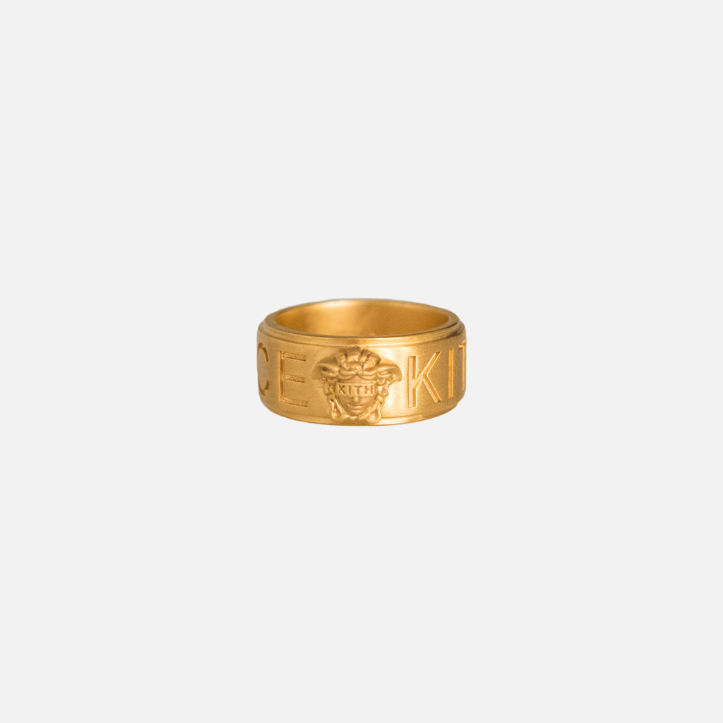 Kith x Versace Medusa Ring - Gold