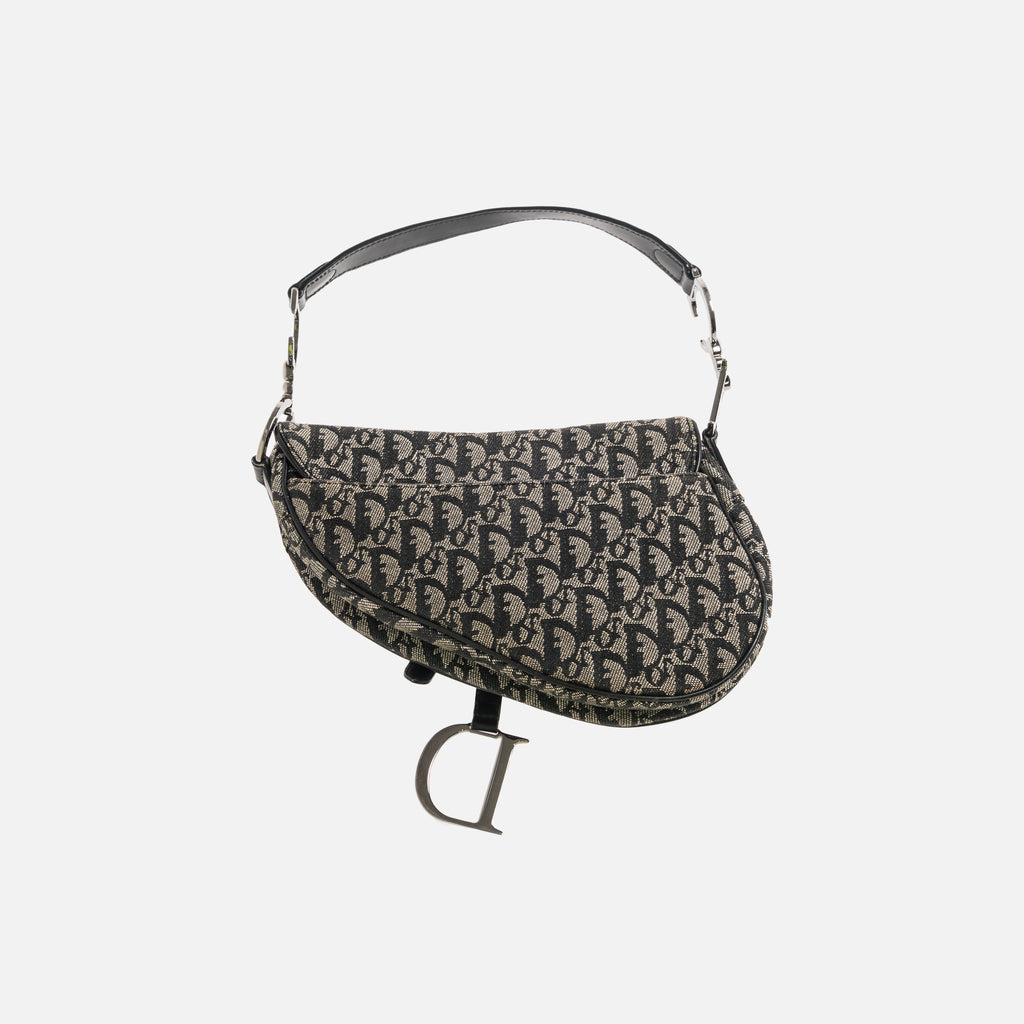 Dior Oblique Saddle Bag - Black – Kith