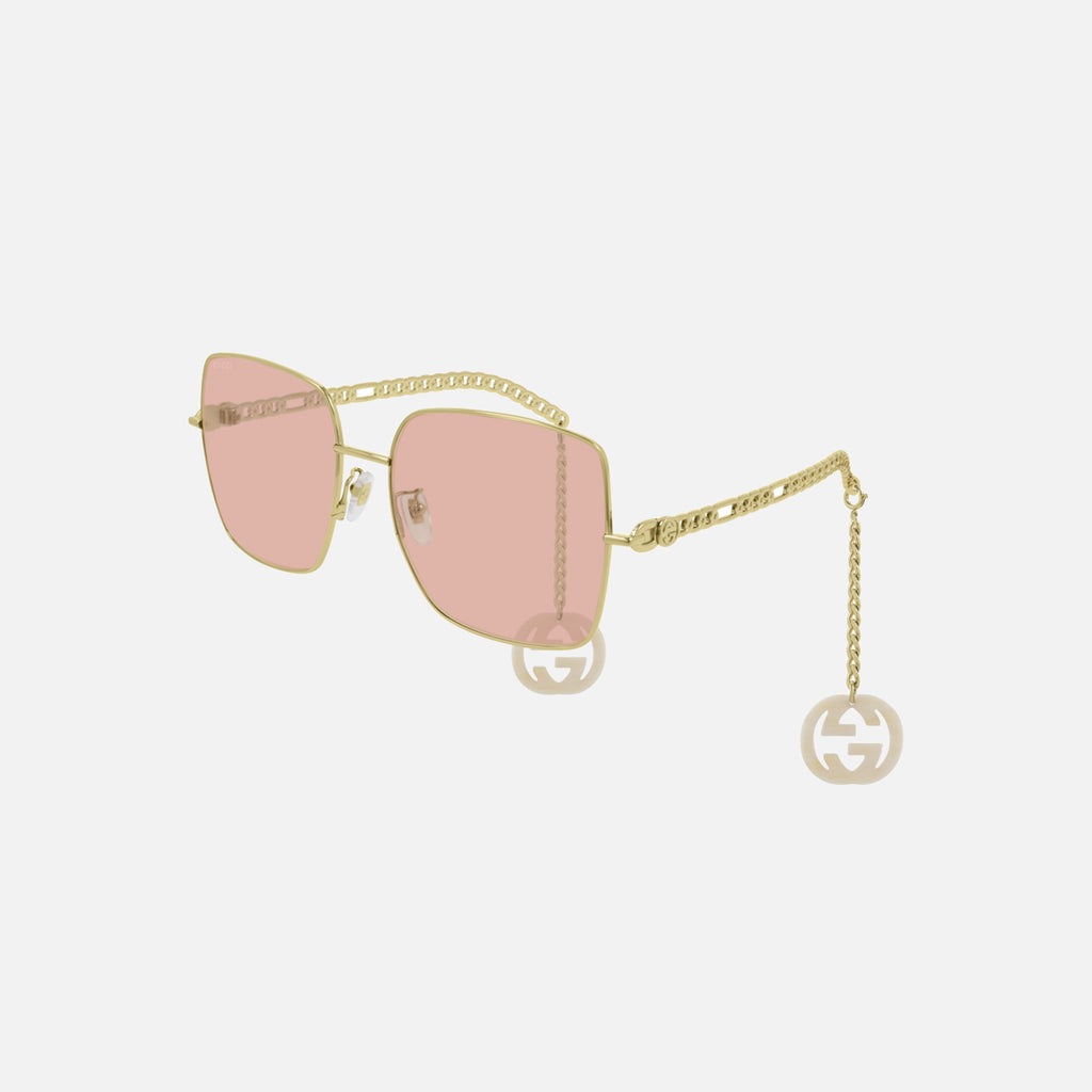 gucci pink and gold sunglasses