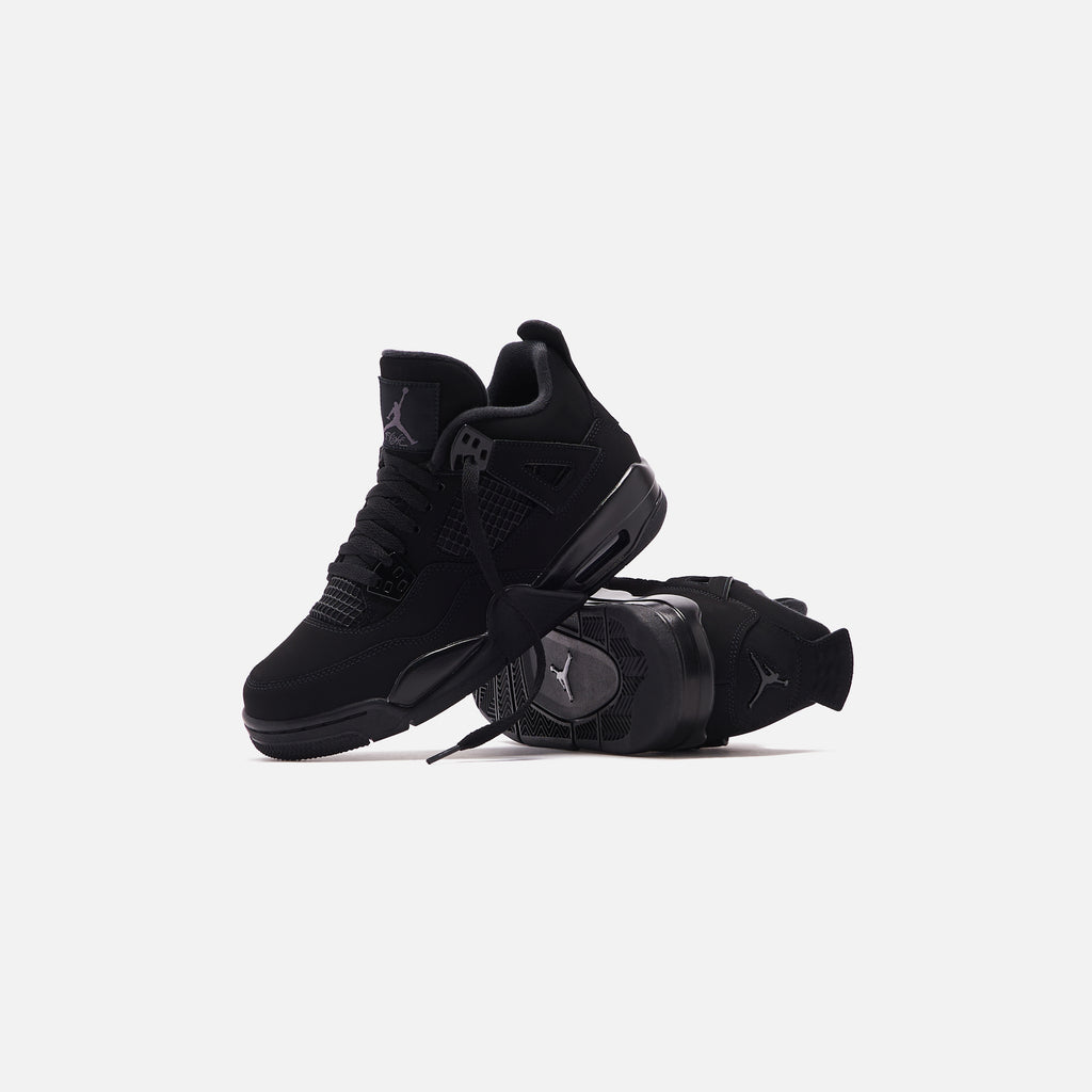 all black jordans grade school