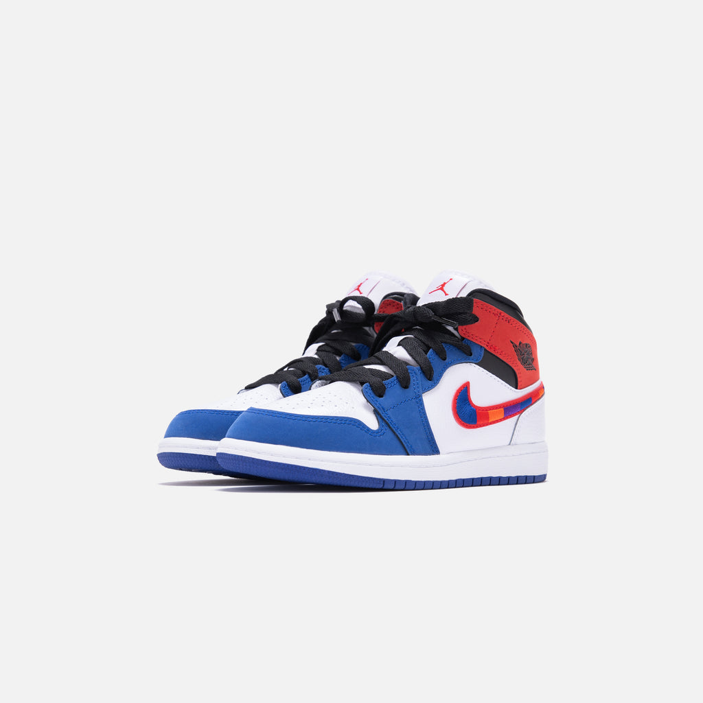 jordan 1 white university red rush blue