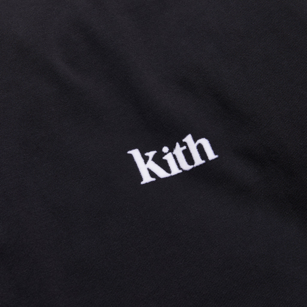 Kith L S Serif Tee Soft Black