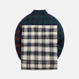 MarbigenShops Multi Plaid Murray TOP Shirt Jacket - givenchy logo