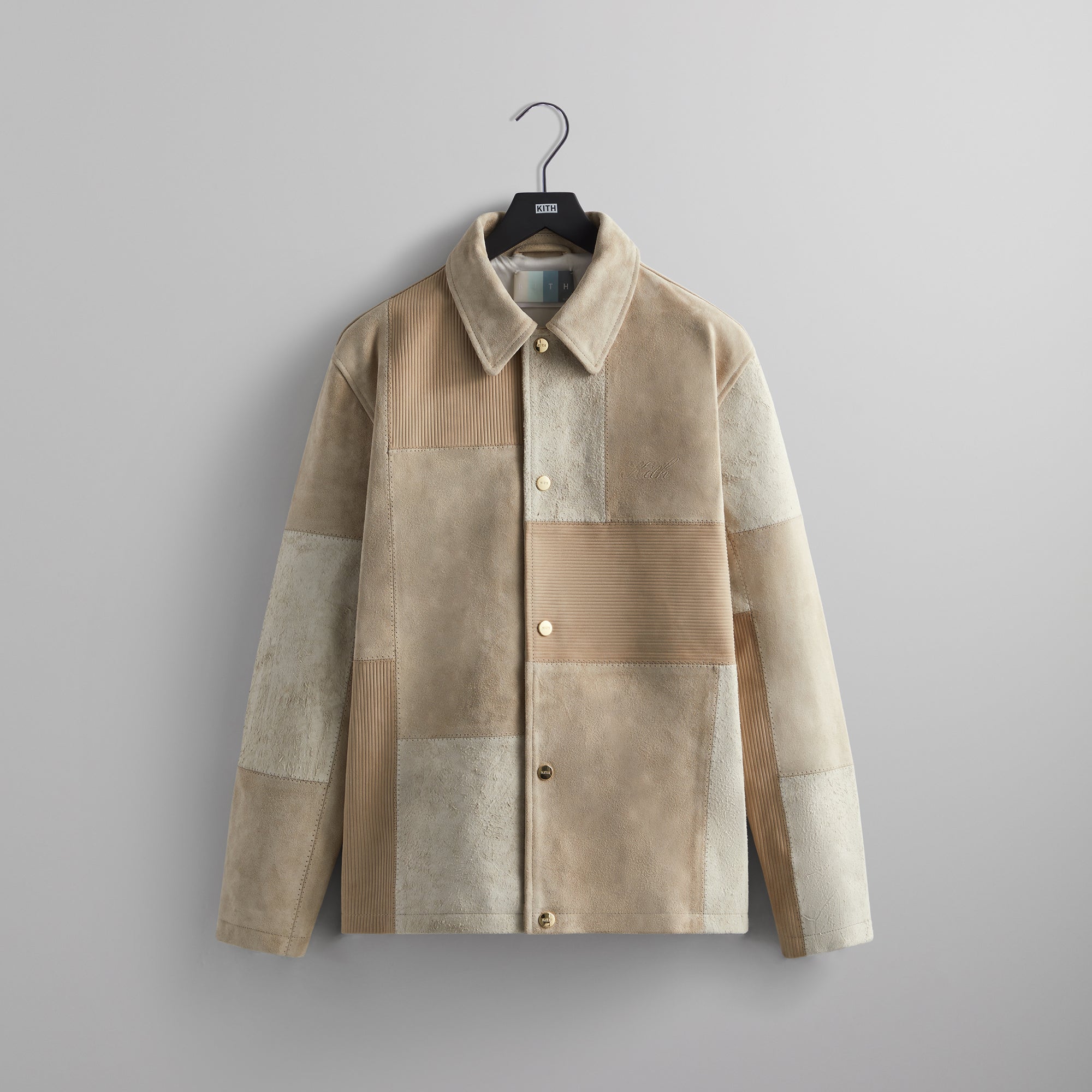 Kith Patchwork Suede Coaches Jacket - Shea