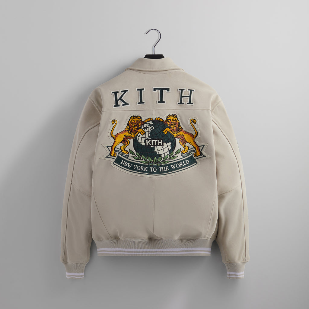 Kith Suede Coaches Jacket - Sandrift