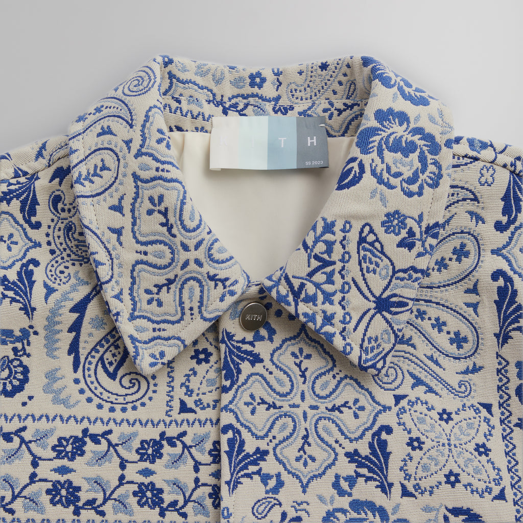 Kith Tapestry Coaches Jacket - Sandrift