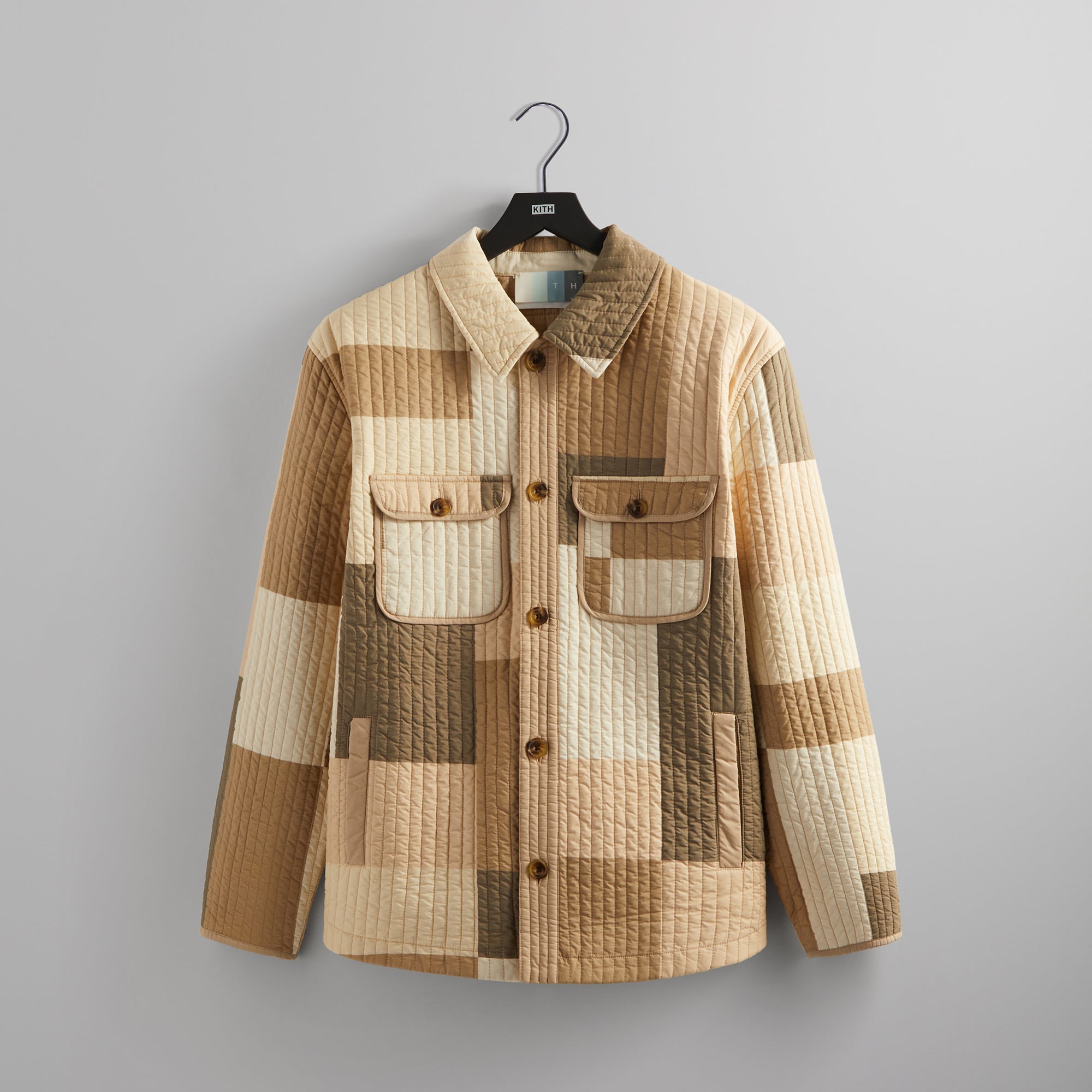 Kith Lowell Quilted Shirt Jacket - Canvas