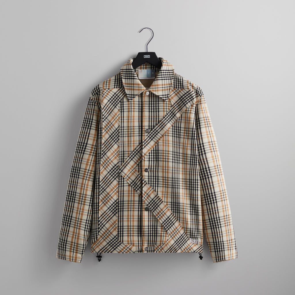 kith PlaidMix Luddle Button Down Black M-