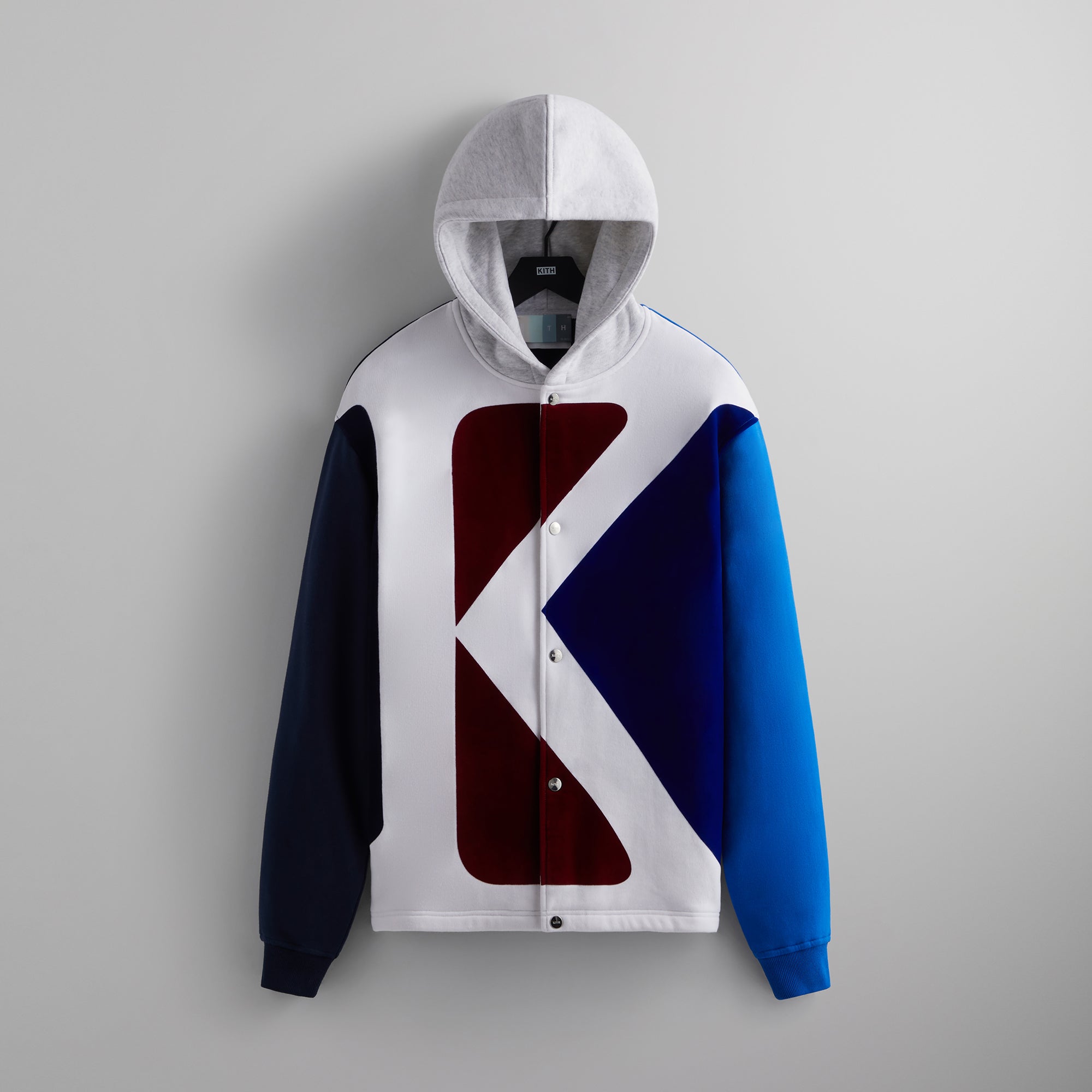 Kith Initial K Hooded Coaches Jacket - Nocturnal