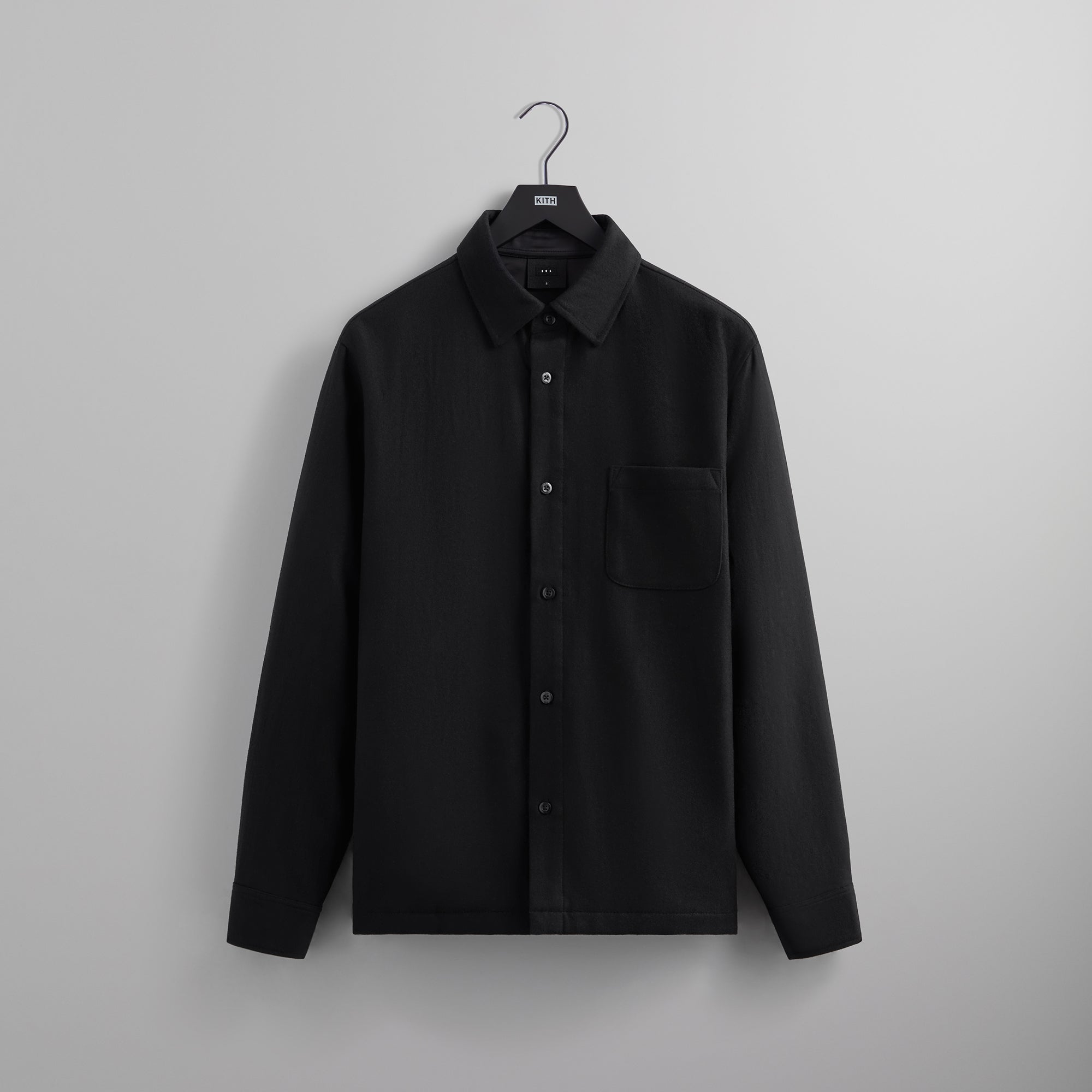 Kith 101 Wool Ginza Shirt - Black