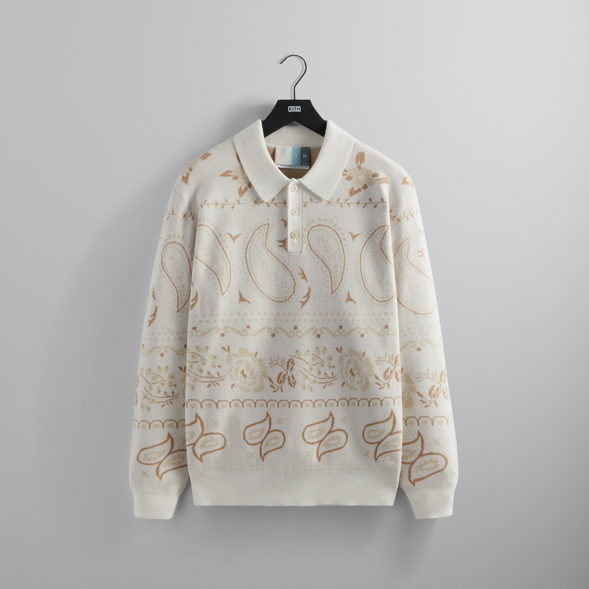 Kith Paisley Harmon Pullover - Waffle