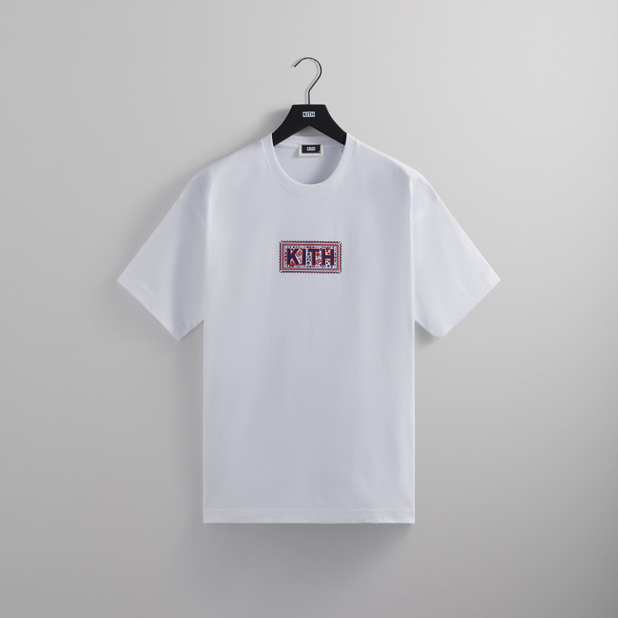 Kith Needlepoint Classic Logo Tee - White