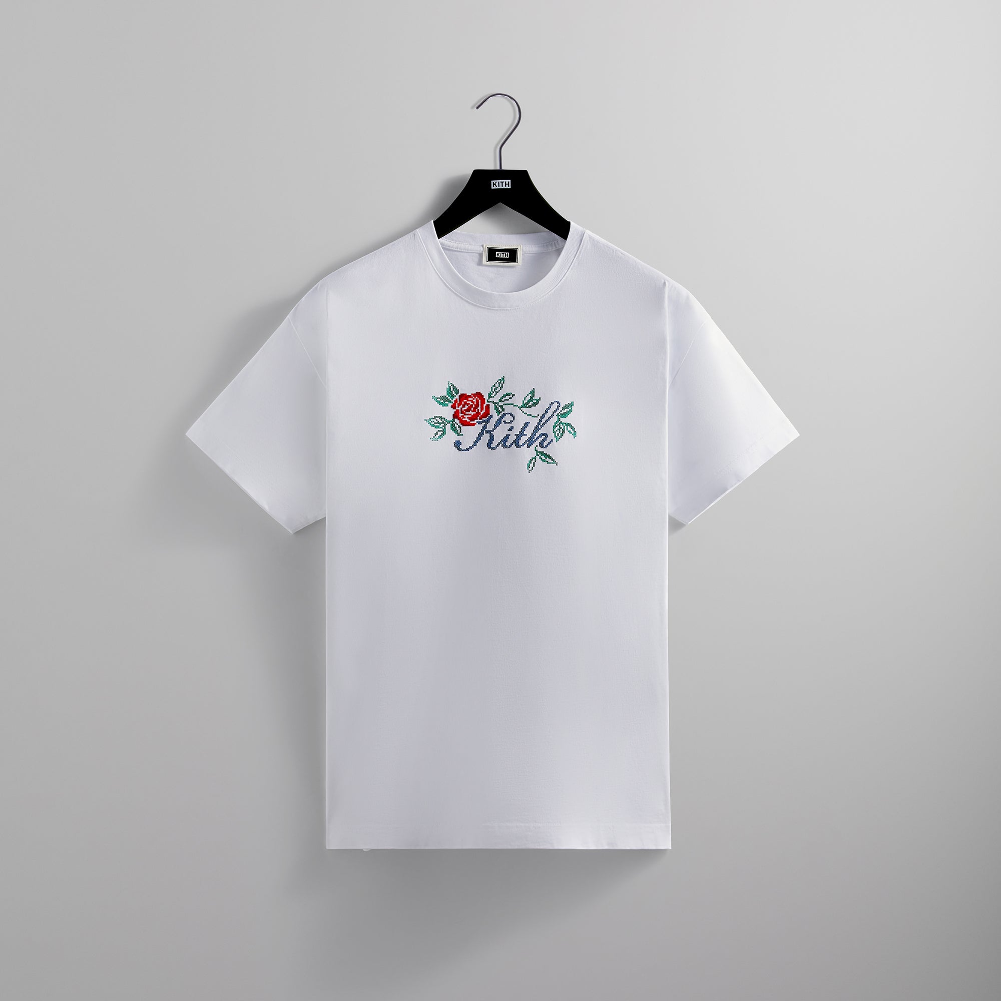 Kith Script Needlepoint Tee - White PH