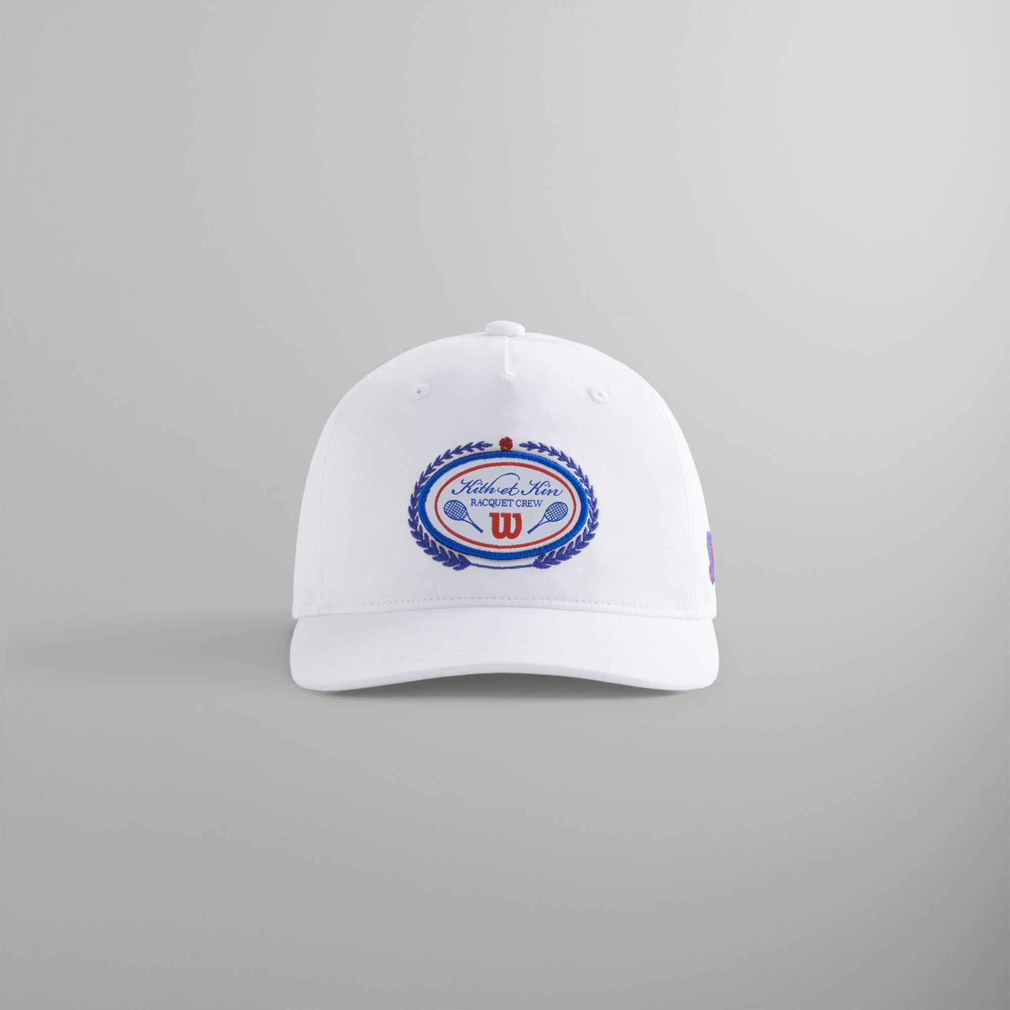 Kith for Wilson Relaxed Oxford Pinch Crown Snapback - White 