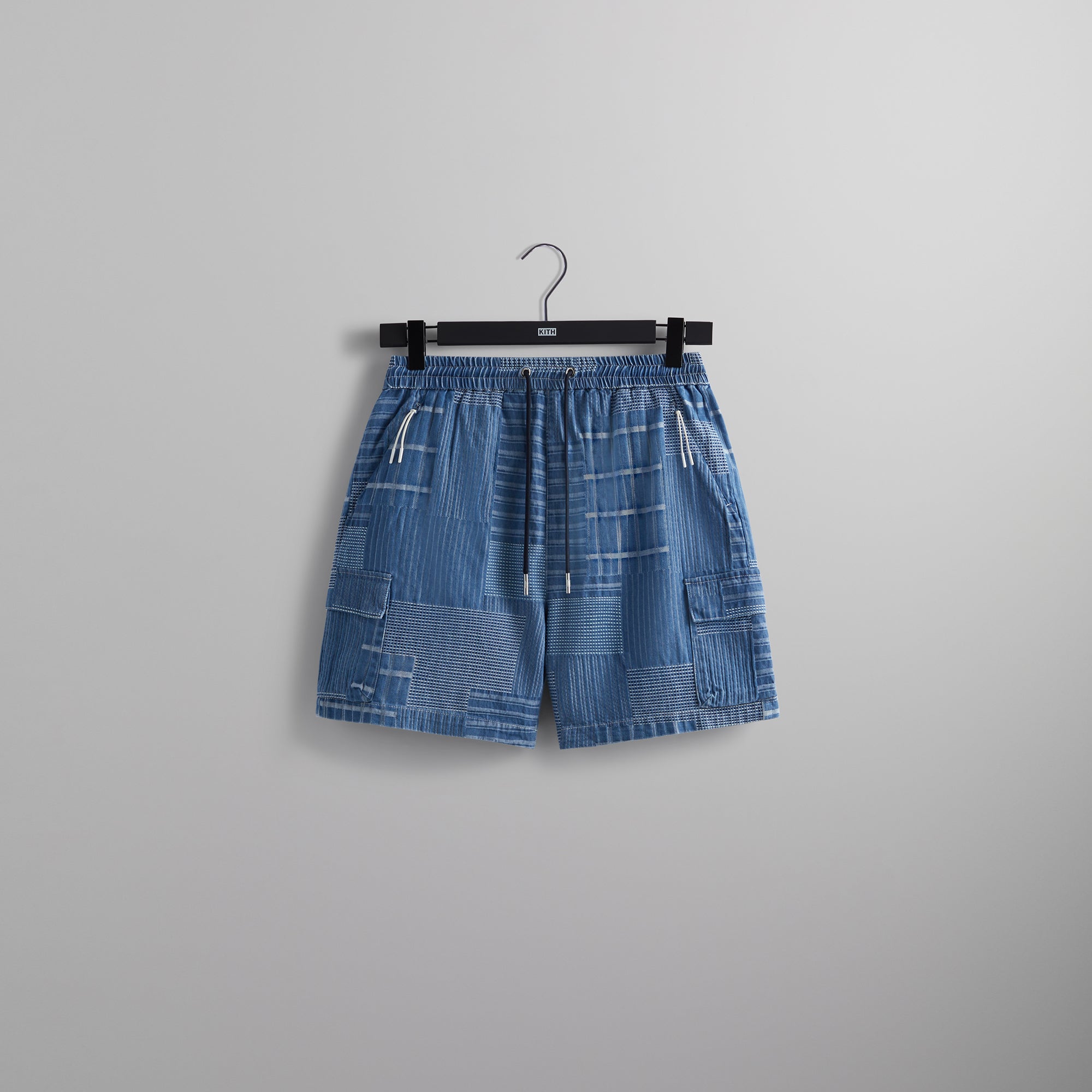 Kith Japanese Indigo Jacquard Wolcott Short - Indigo