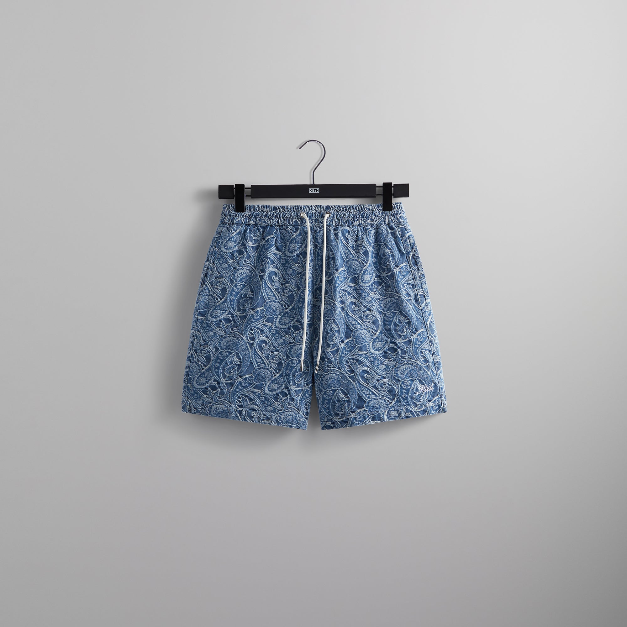 Kith Japanese Indigo Paisley Active Short - Indigo