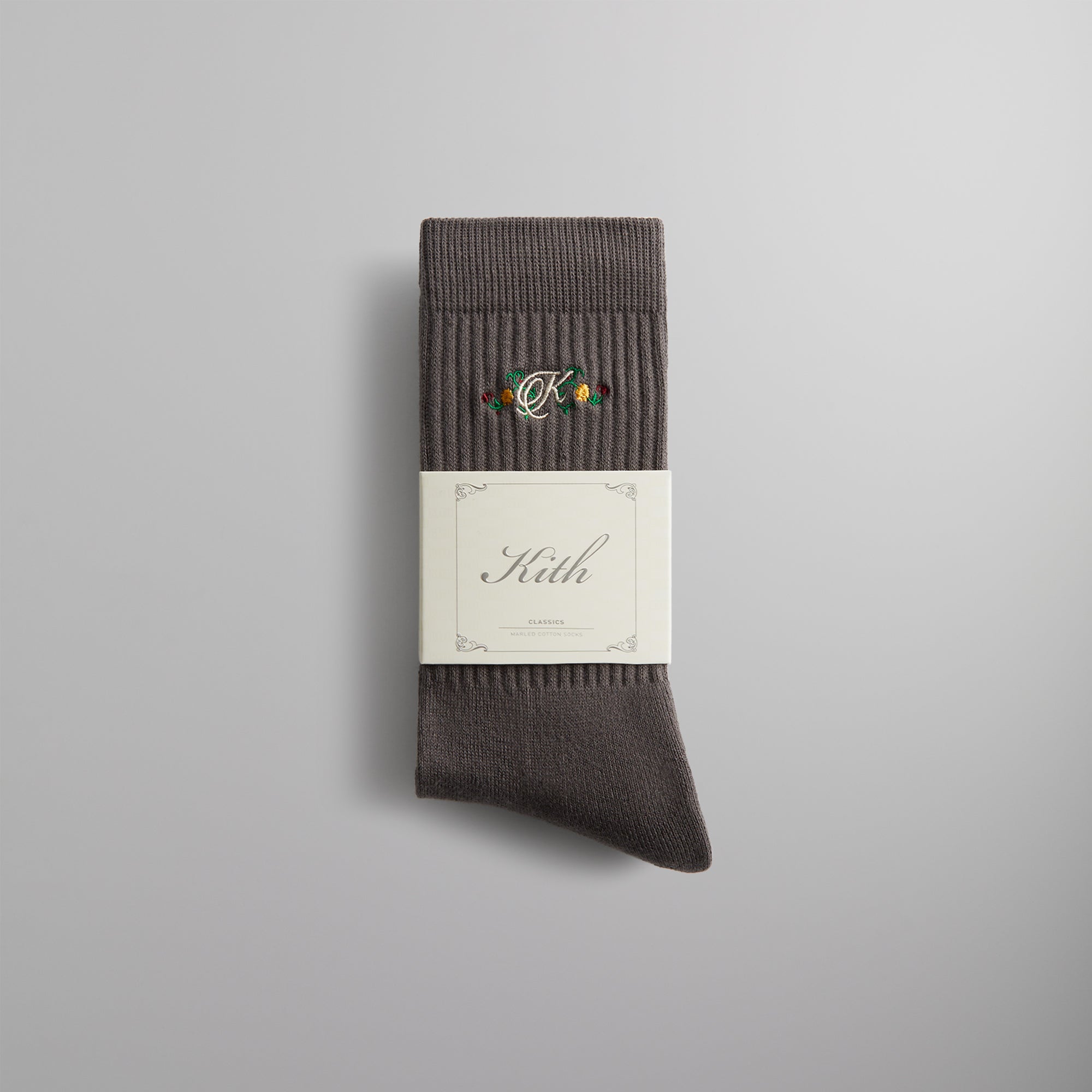 Kith Floral Script K Socks - Hurricane