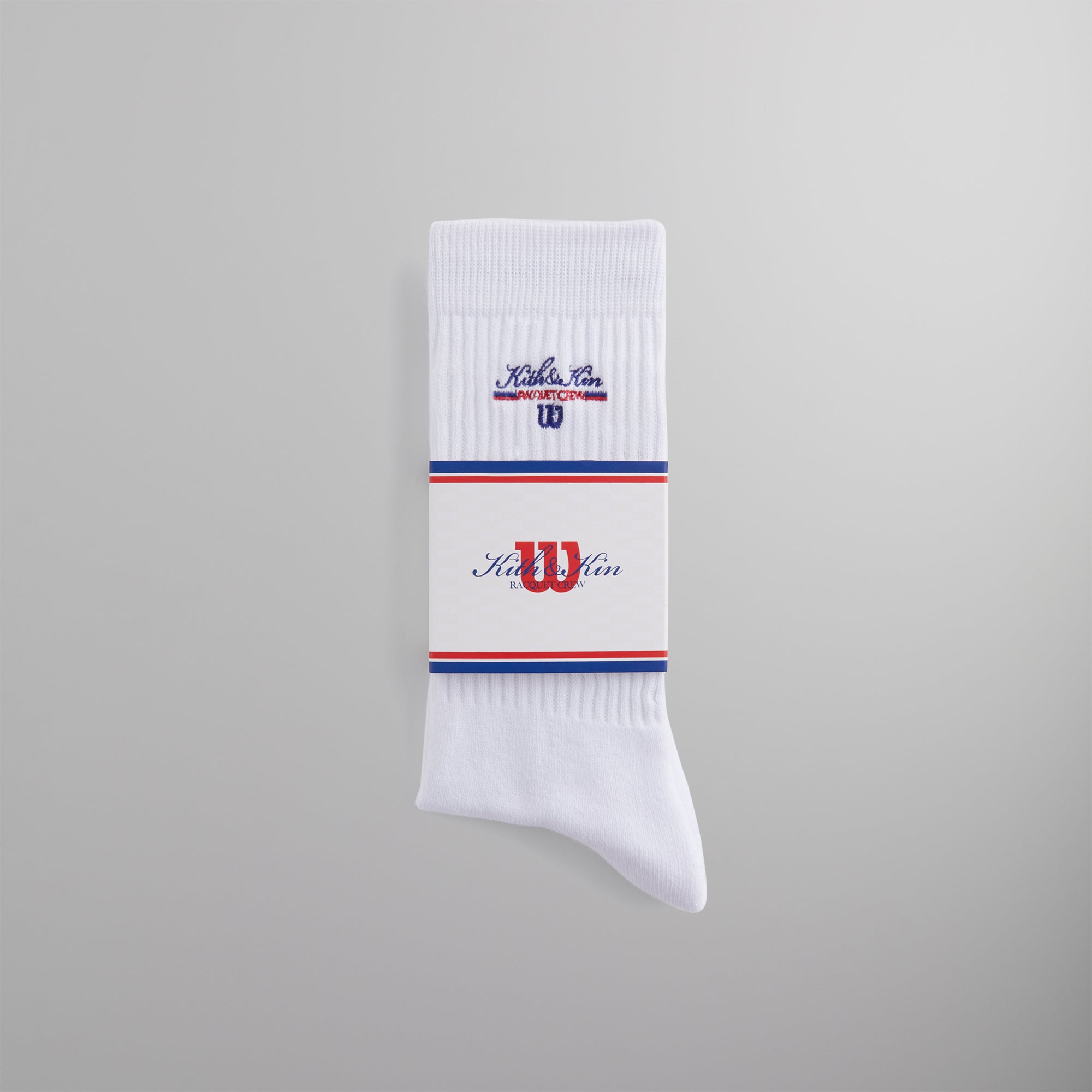 Kith for Wilson Raquet Crew Sock - White 